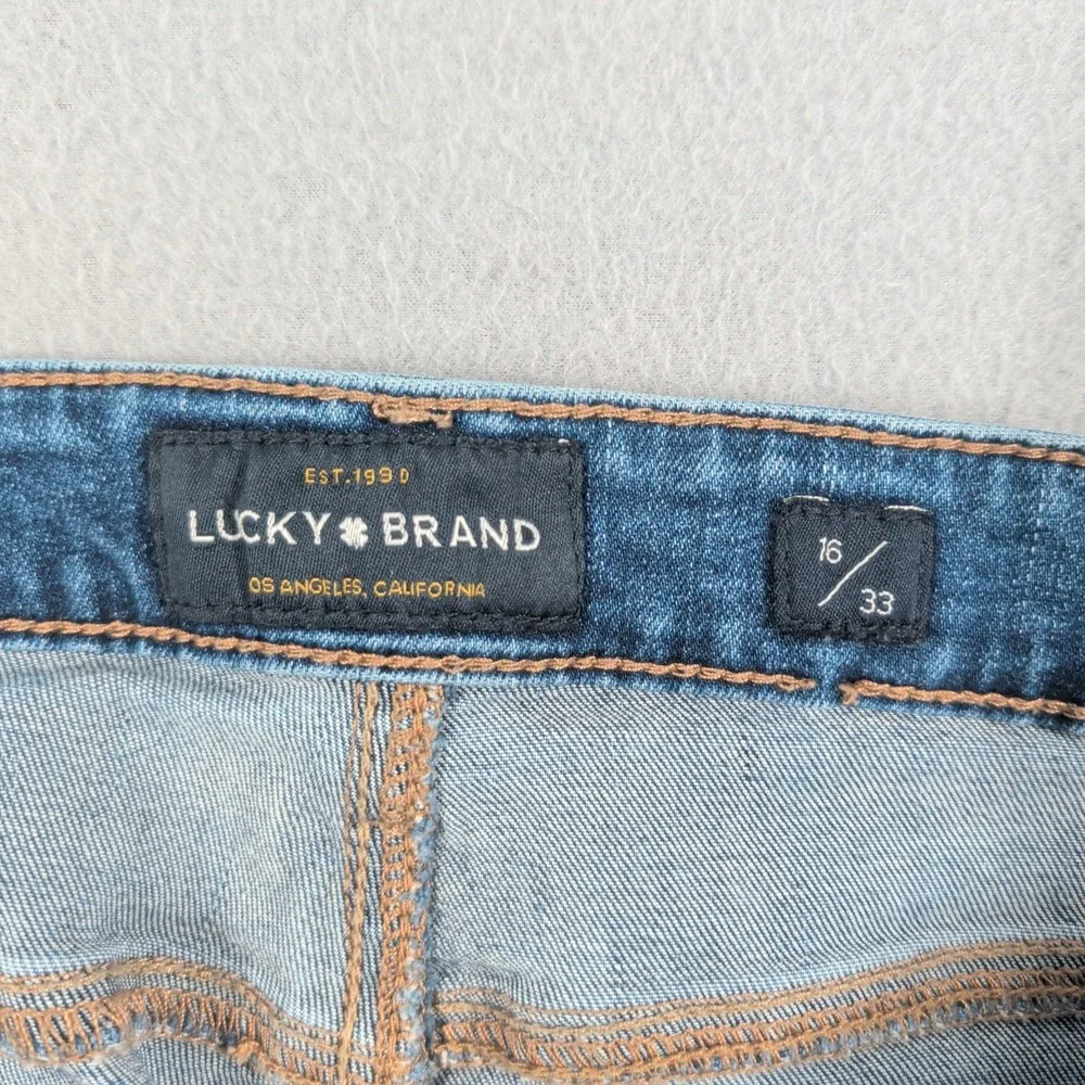 Lucky Brand Jeans Women‎ 33 Blue Super Skinny Stretch Denim Casual
